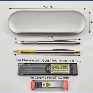 Custom Engraved Mechanic Pencils Set in Engraved Box