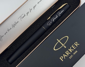 Engraved Parker Fountain Pen, Gift for Doctor, Doctor Appreciation Gift, Healthcare Worker Gift, Thank You Gift for Doctor
