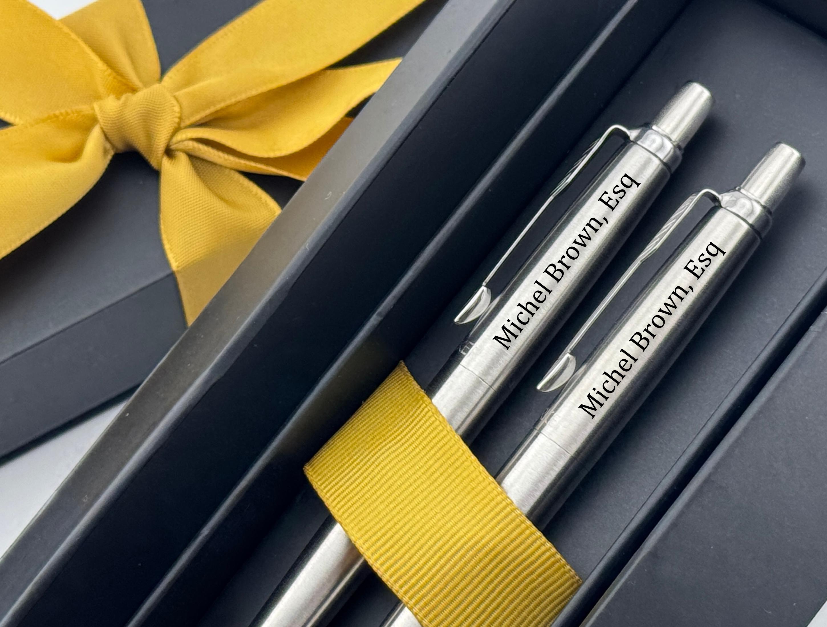 Engraved Parker Pens Set, Law School Graduation Gift, Law Student