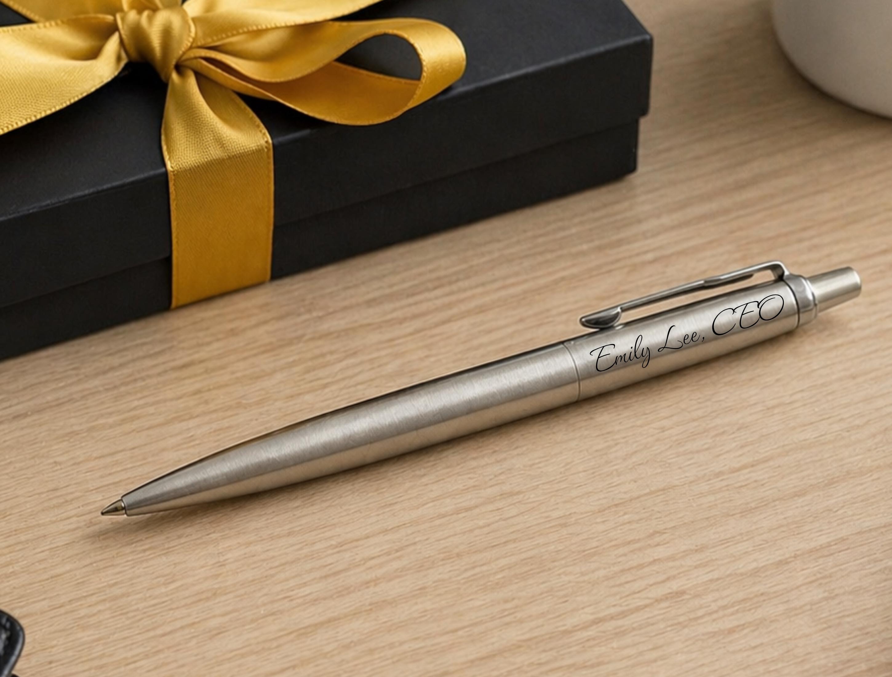 高級万年筆・ボールペンPARKER 14K siliver givenchi Engraved Parker Pen for Office Gift, Corporate Gift for Best