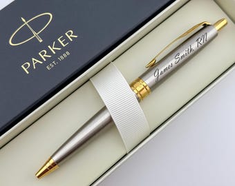 Custom Parker Pen With Name Engraving, Personalized Gift for