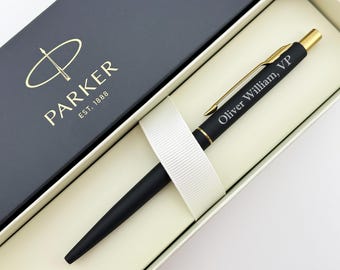 Custom Engraved Parker Classic Ballpoint Pen, Chief Executive Gift, Company Anniversary Gift, Vice President Gift, Custom Gift for CEO