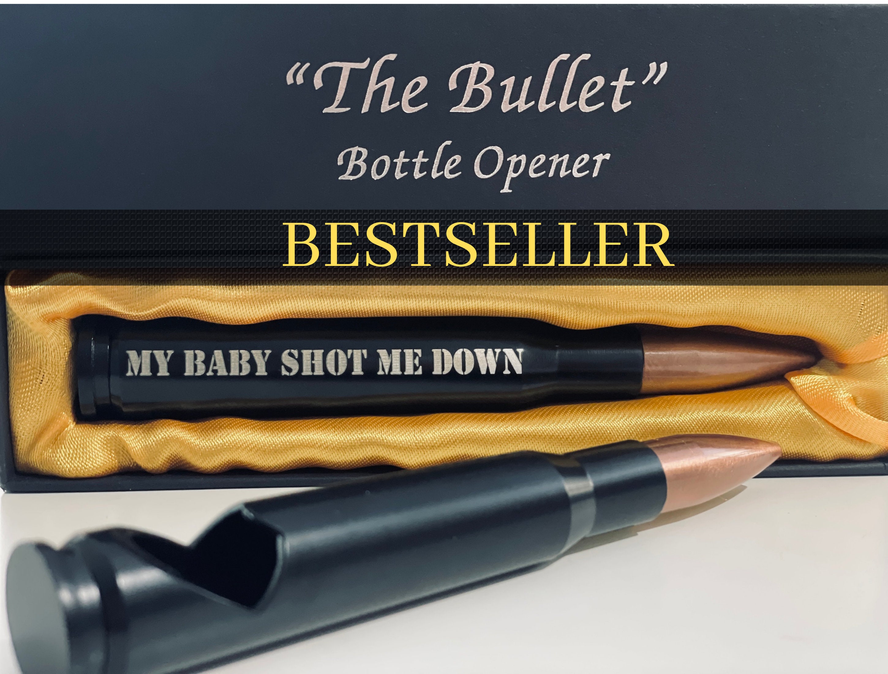 Gift Boxed 3 Pack Details about   Bullet Bottle Opener 
