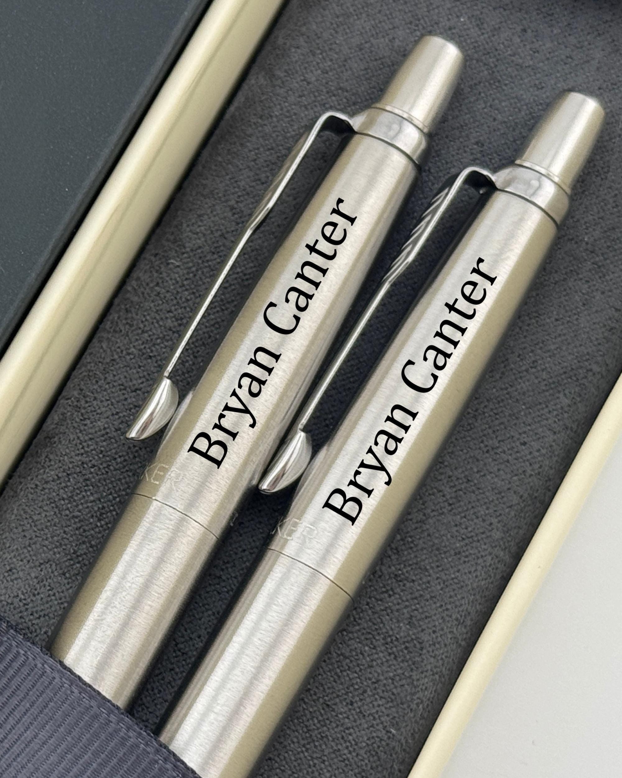Engraved Parker Pen Set, University Graduation Gift, Phd