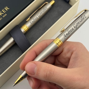 Custom Engraved Luxury Parker Aster Pen in Parker Box