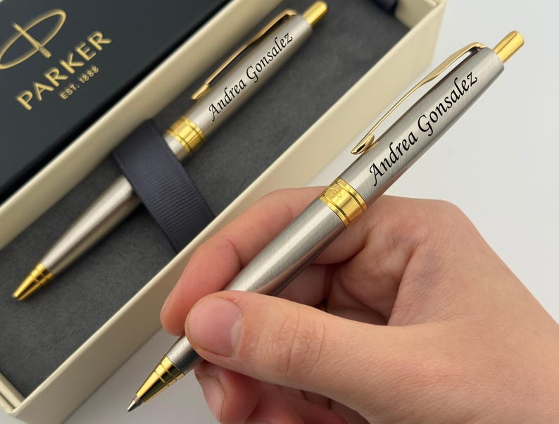 Custom Engraved Luxury Parker Aster Pen in Parker Box