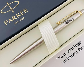 Engraved Parker Pen, Personalized Ballpoint Pen, Corporate Logo Gift, Office Gift, Thank You Gift, Custom Logo Engraving