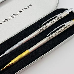 Architect Gift – Engraved Mechanical Pencil Set, Custom Graduation Gift, Future Architect Present, Personalized Office Supply