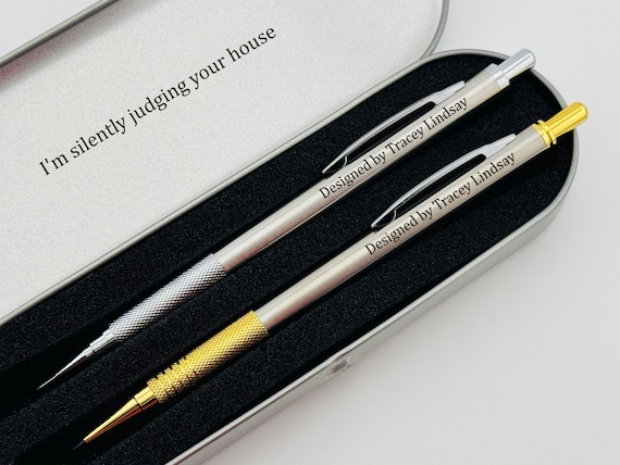 Architect Gift – Engraved Mechanical Pencil Set, Custom Graduation Gift, Future Architect Present, Personalized Office Supply