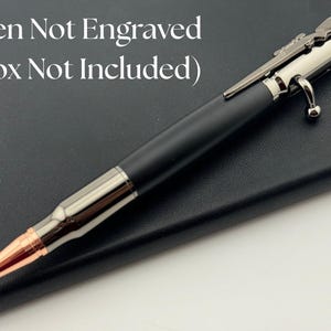 Custom Engraved Bolt Action Bullet Pen