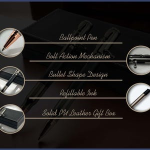 Custom Engraved Bolt Action Bullet Pen