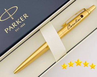 Parker Jotter Pen, Personalized Pen, Engraved Pen, Corporate Gift, Black Ink, Silver Parker Pen, Graduation Gift Stainless Steel ~