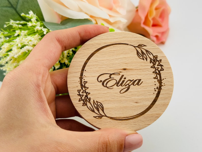 Personalized Compact Mini Mirror, Customized Bridesmaid Laser Mirror Laser Engraved Mirror, Pocket Mirror Bridesmaid Gift, Bridal Party Gift Bild 6