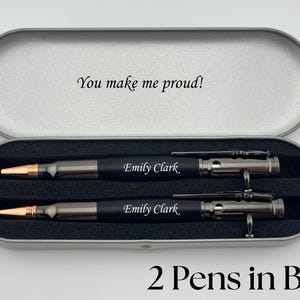 Custom Engraved Bolt Action Bullet Pen