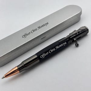 Custom Engraved Bolt Action Bullet Pen