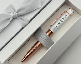 Personalized Crystal Pen for Her, Custom Engraved Gift for Mom, Bridesmaids Gift, Fancy Custom Pen