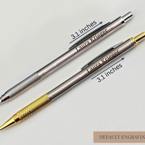 Custom Engraved Mechanic Pencils Set in Engraved Box