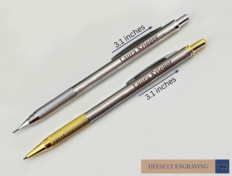 Custom Engraved Mechanic Pencils Set in Engraved Box