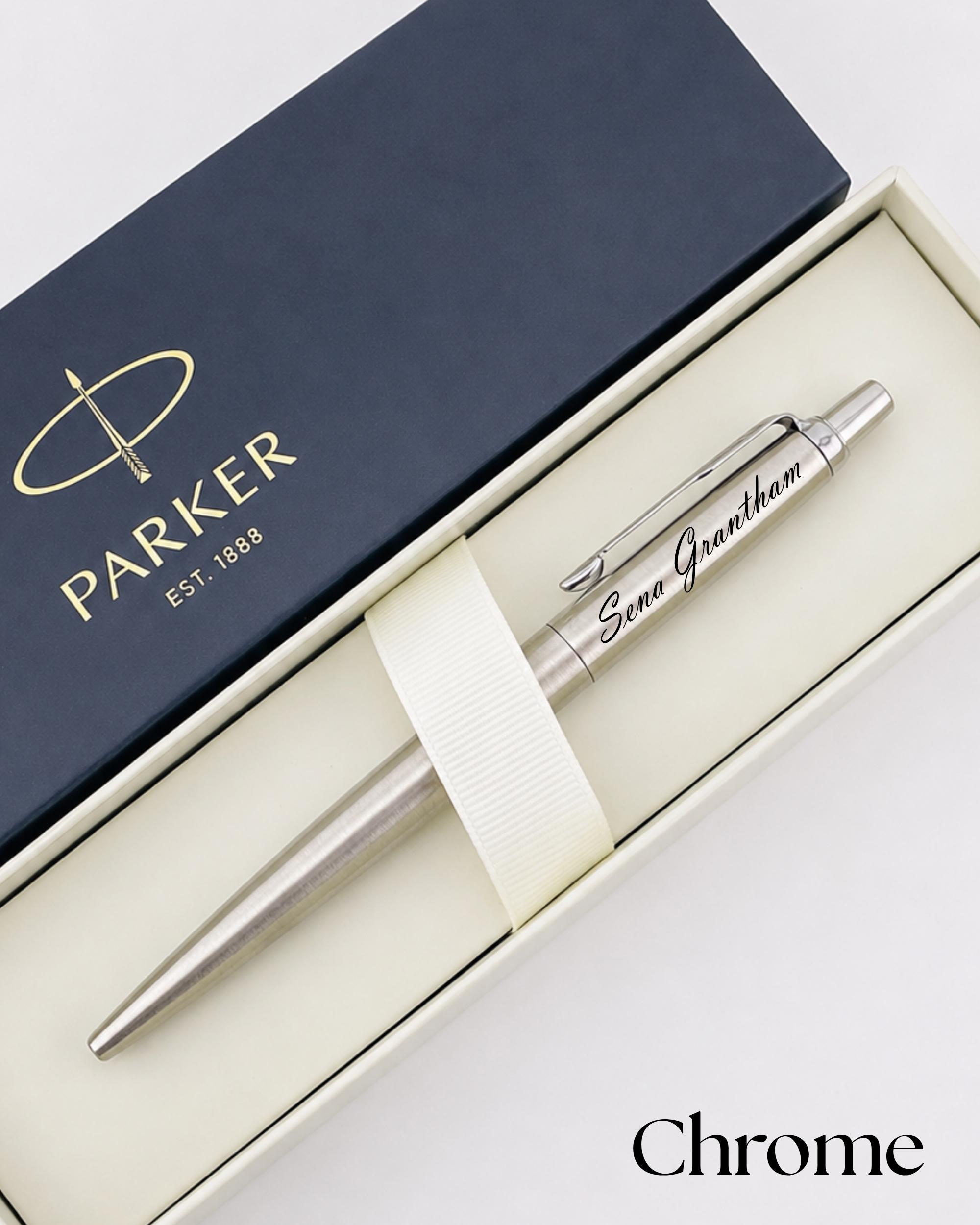 高級万年筆・ボールペンPARKER 14K siliver givenchi Engraved Parker Pen MBA Graduation Gift, Personalized Masters