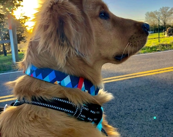 Dog Collar With Custom Name Personalized Cute Puppy Collar, Big Dog Or Small Dog Attached Name Tag Dog Leash Hook, Colorful Pet Accessory