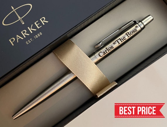 Personalized Engraved Parker Pen With Tin Box