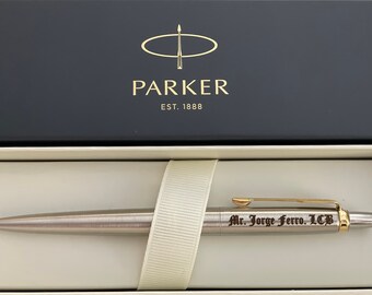 PERSONALISED ENGRAVED PARKER CLASSIC ROSE GOLD BALL POINT PEN SPECIAL EDITION 