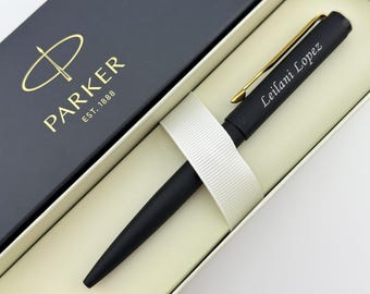 Custom Engraved Parker Vector Pen - Corporate Gift, Coworker Gift, Employee Appreciation Gift, Office Retirement Pen, Work Anniversary Gift