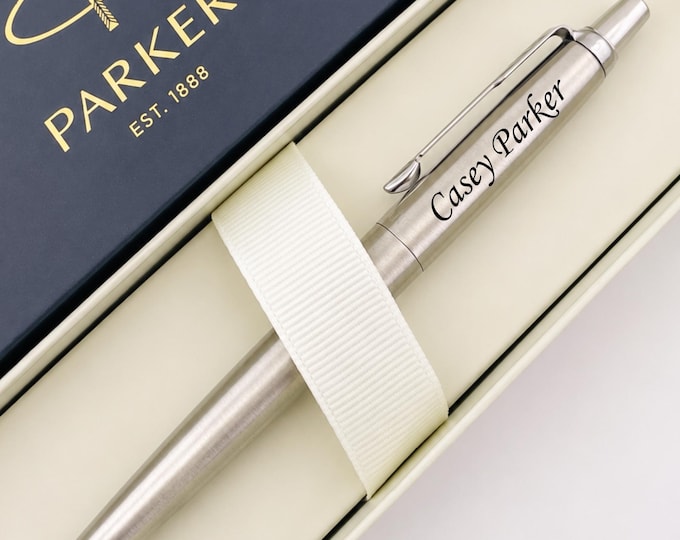 Personalized Parker Ballpoint Pen - Graduation Gift, Teacher  Appreciation, Custom Parker Jotter Pen