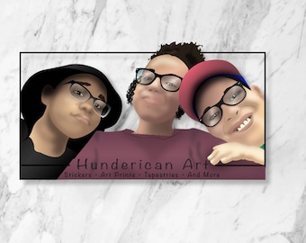 Print of a Custom Digital Portrait | Cartoon Drawing | Digital Drawing | Custom Artwork