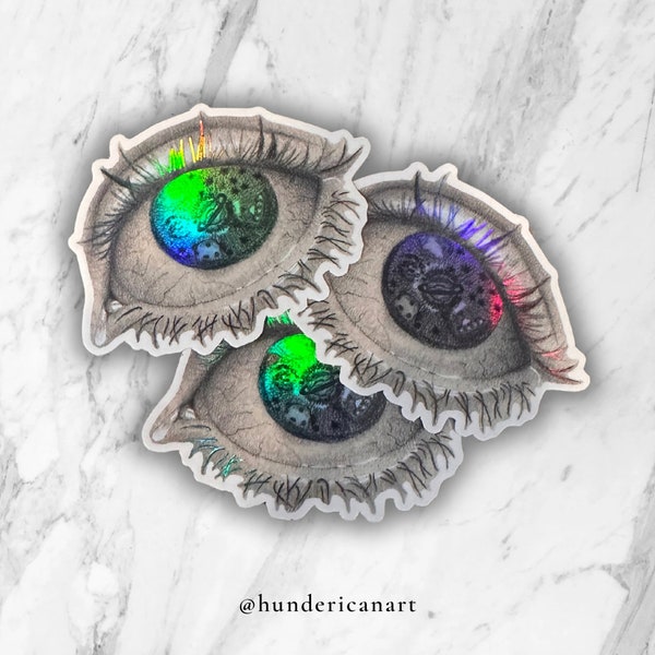 Planetary Eye Sticker