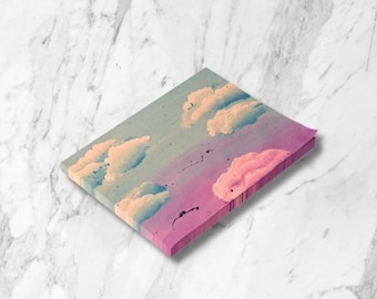 Dreamy Cloud Sticky Note Pads, Cute Stationery, Office Supplies, Gift for Students, Colorful Notepads, Planner Accessories