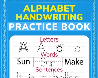 Alphabet Handwriting Practice Book
