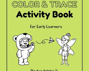 Kids Color & Trace Workbook