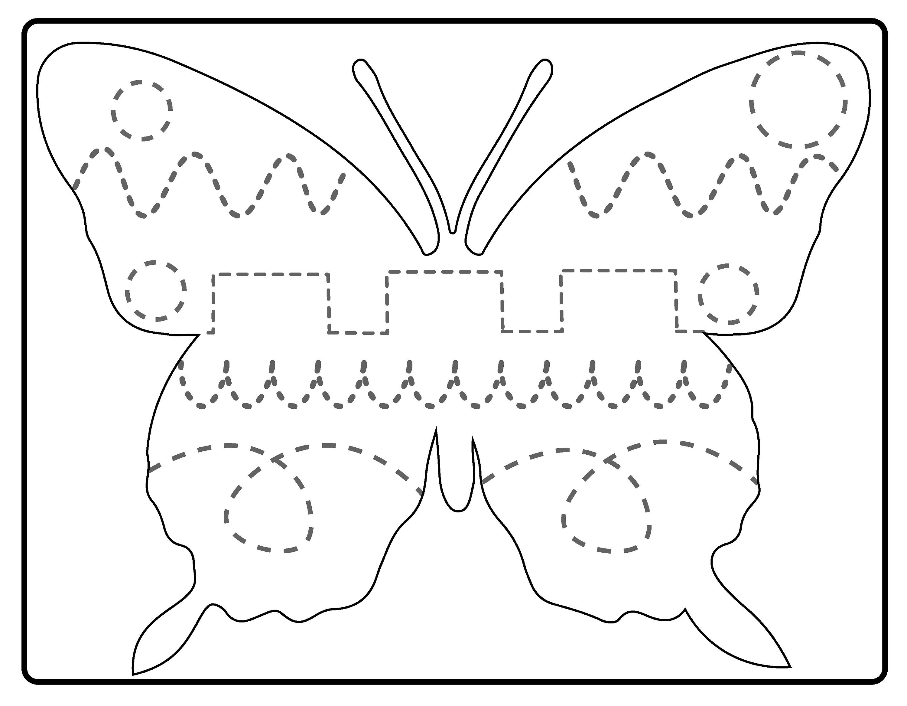 Butterfly Tracing Sheets Etsy