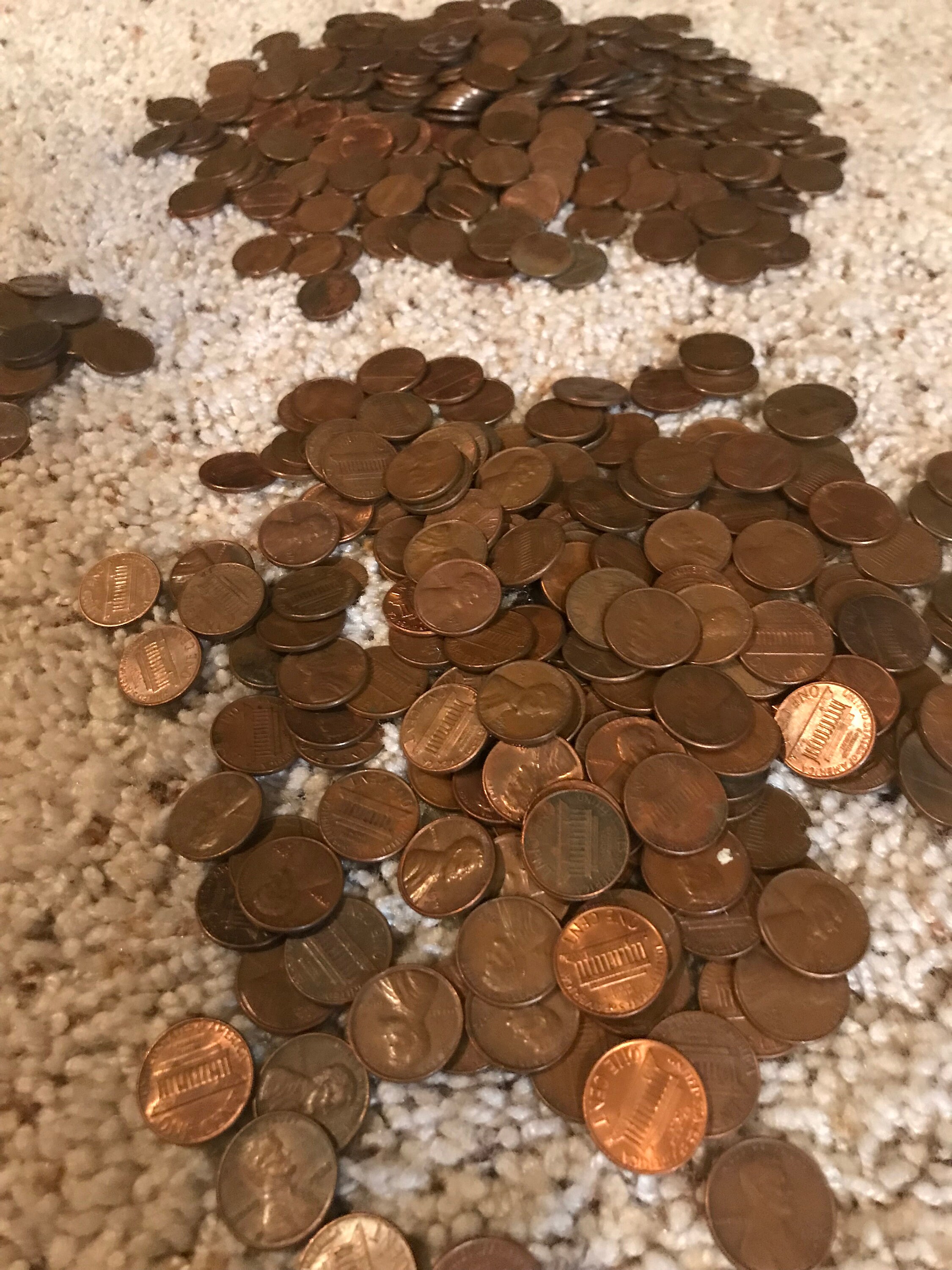 500 Copper Pennies w/wheats Etsy