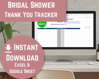 Bridal Gift Tracker Gift Log Book Bridal Shower Wedding - Etsy