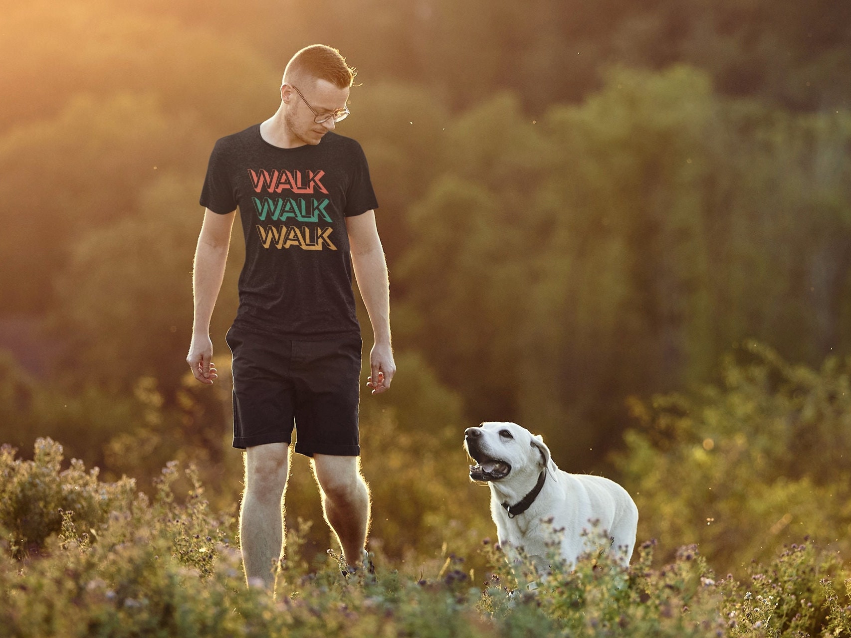 Walk Walk Walk T Shirt. Walking is the Best Exercise for Any Age! Walk ...