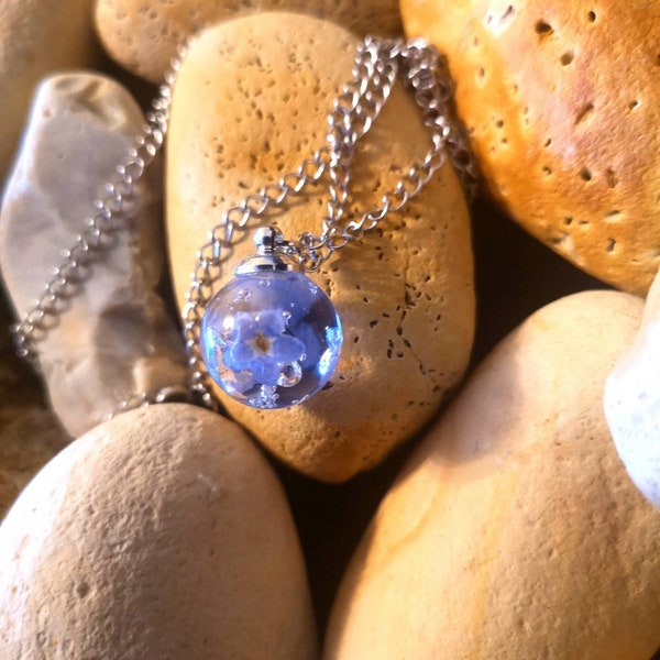 Glass Globe Necklace Etsy UK