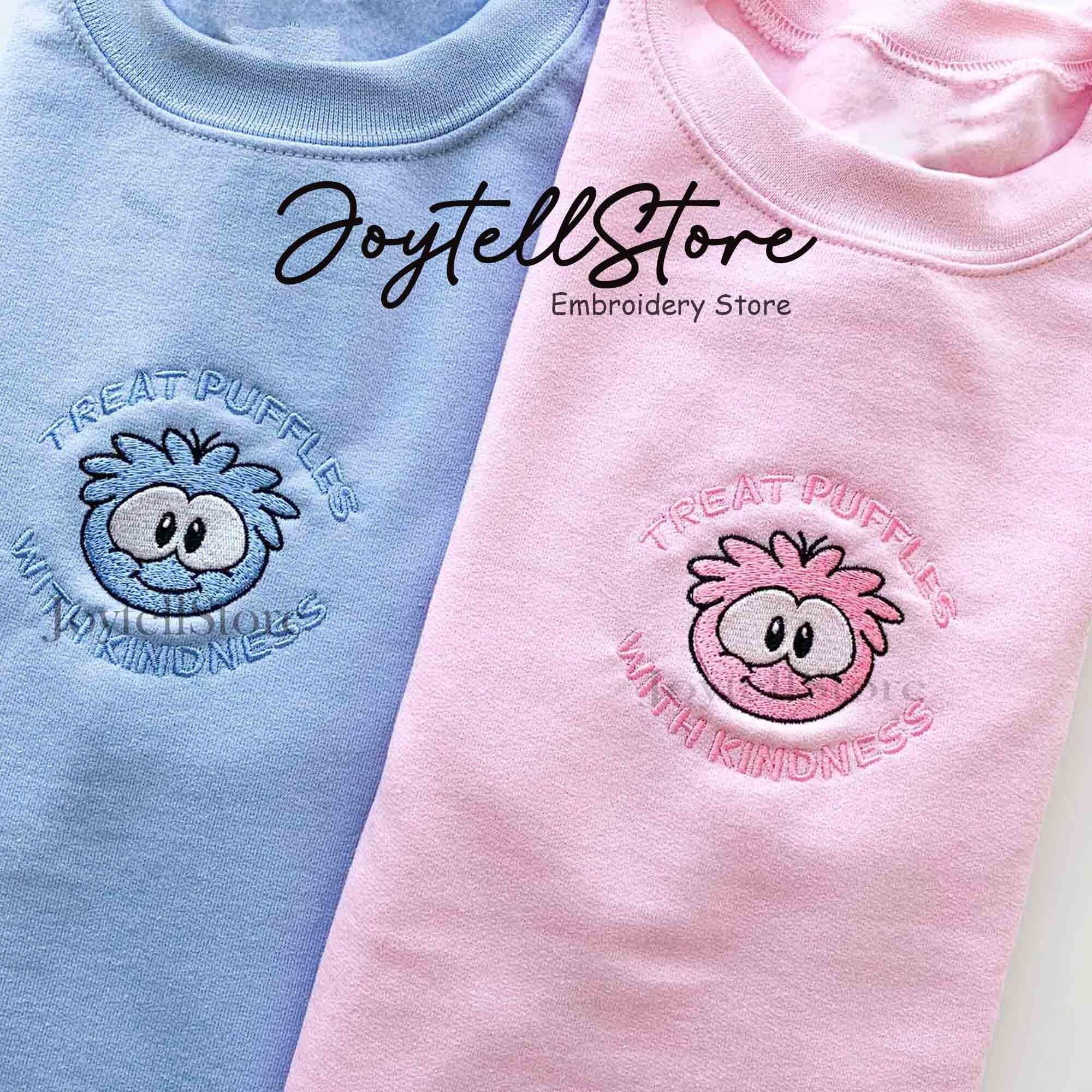 SALE Puffle Embroidered Sweatshirt 