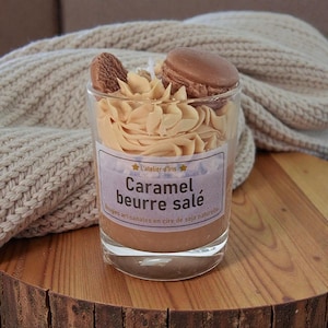 Bougie Gourmande Chantilly | Bougie Dessert Coloré | Cadeau Remerciement | Idée cadeau original