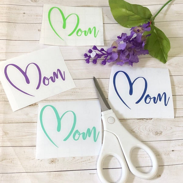 SALE / Vinyl Decal: Mom D.I.Y Vinyl Decals /Gift DIY Decal / Mothers Day / Just Because  (1 Decal)