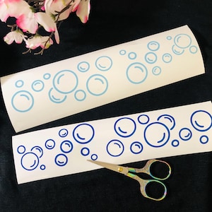 Vinyl Decal: Sheet of Bubbles Vinyl Decals /DIY Project (1 Sheet)