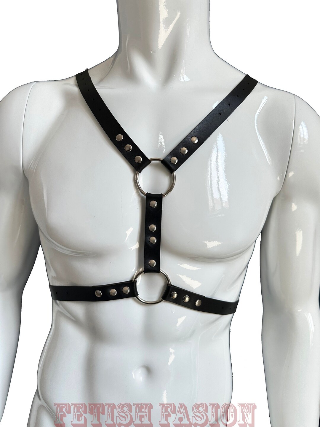 Shoulder Strap Harness Leather Chest Harness Men Adjustable Etsy