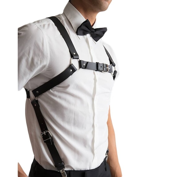 H Front Harness Suspenders for Men Pants Suspender Harness - Etsy UK