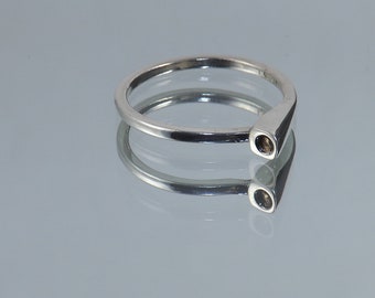 Fused Pure Silver Rings/ Stacker Rings/ One-of-a-kind Artisanal Jewelry