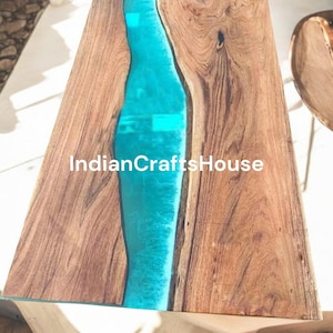 Epoxy tafelblad / hars houten tafel, keukeneetkamertafel, thuis- en kantoormeubilair