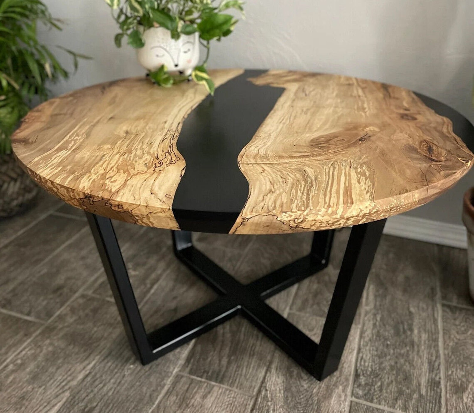 Epoxy Coffee Kitchen Dining Table Top Handmade Work Home - Etsy