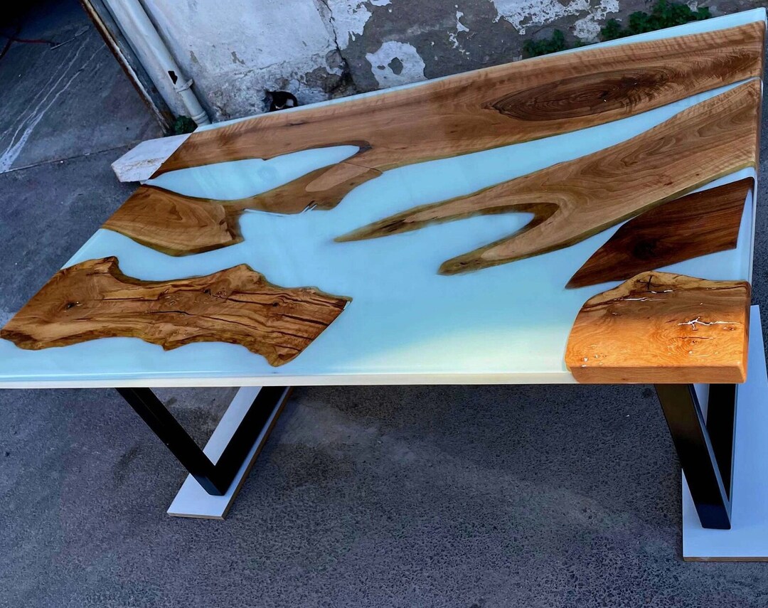 Epoxy Center Table Top / Epoxy Dining Table Top / Wooden Epoxy Etsy
