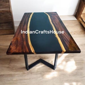 Epoxy Resin Dining Table, Epoxy River Table, Epoxy Resin River Table