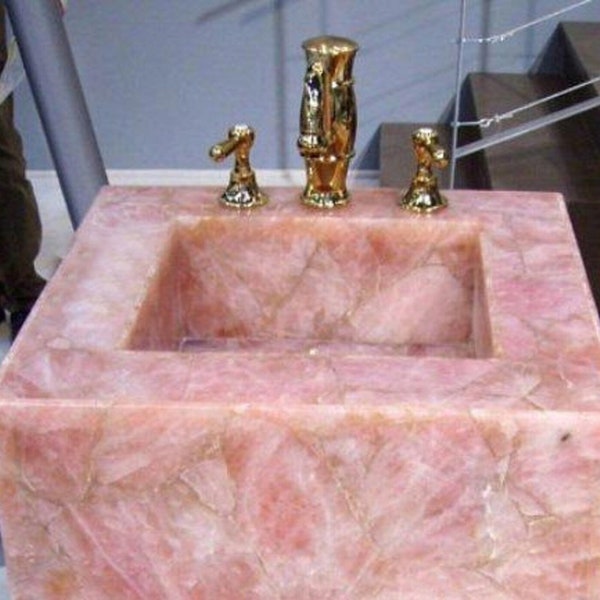 Rose Quartz Sink Etsy